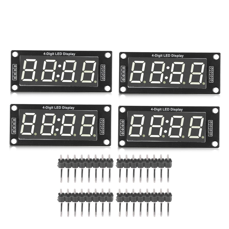 4 Set 4 Digit Digital Tube LED Display Board 7