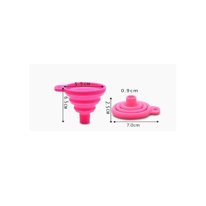 Funnels for Kitchen Use, Food Grade Silicone Collapsible Kitchen Funnel