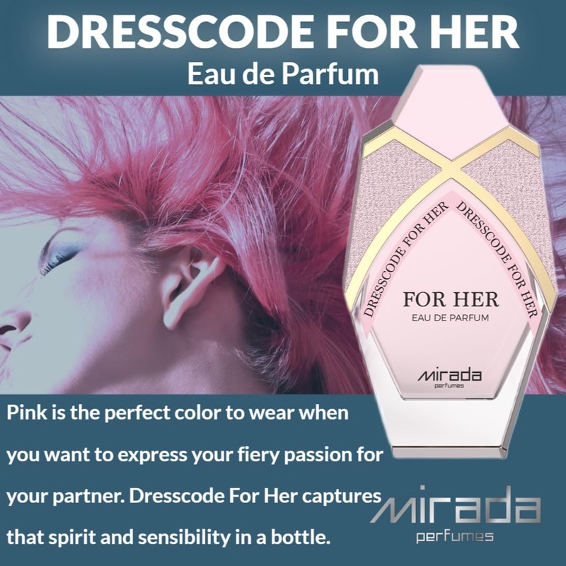 MIRADA Dresscode For Her, Women's Eau de Parfum (EDP) 2.8
