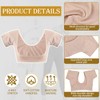 Zhanmai 3 Pcs Underarm Sweat Vest Armpit Sweat Proof Pads