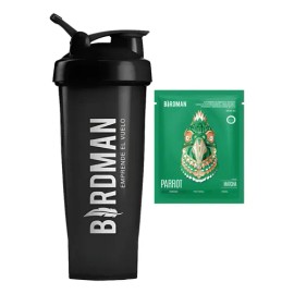 Birdman Vaso Shaker 600ml  1 Sobre De Regalo Parrot 30g                                                                                               