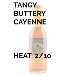 Hot Ones Buffalo Sauce, Mild Hot Sauce With Flavors of Cayenne Pepper Mash, Molasses & Smoked Paprika, Made With All Natural Ingredients, 5 fl oz Bottle (1-Pack)