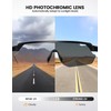 Lamicall Photochromic Sports Sunglasses for Men Women, UV400 Protection Sun