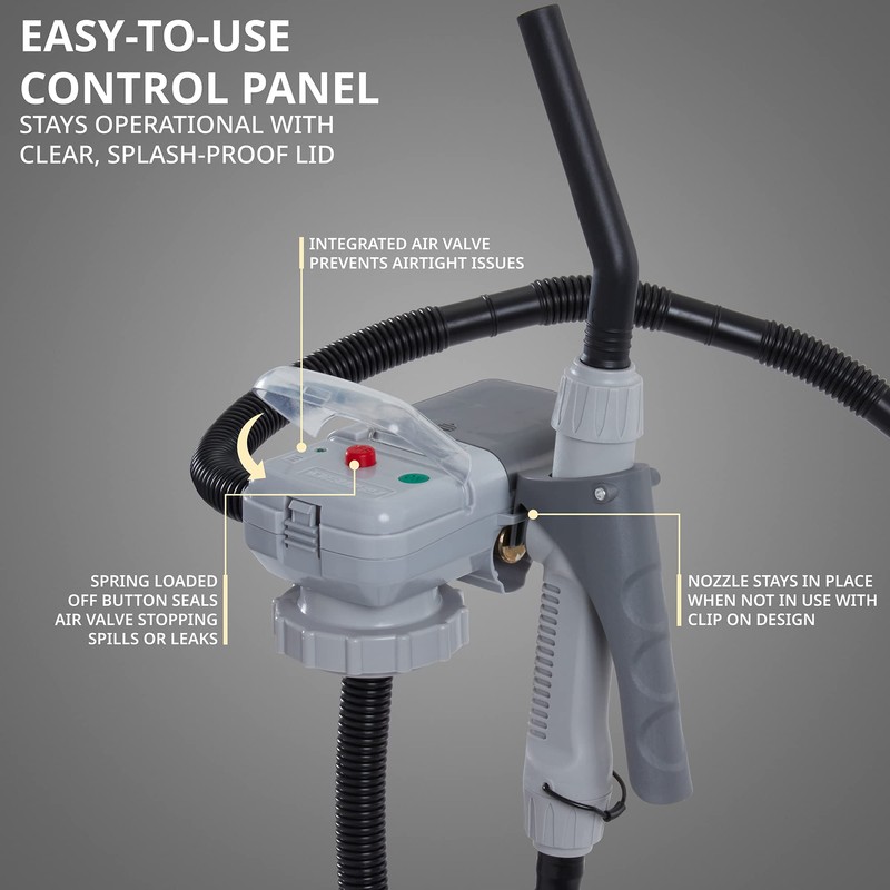 Deway Automatic Fuel Transfer Pump with Nozzle for Flow Control