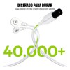 Sensamed Cable Para Electrodos Compatibles Con Omron Hv-f021 Hv-f013
