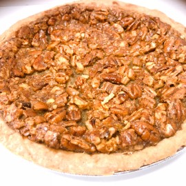 Handmade Pecan Pie Old Fashioned Handmade with Buttery Flaky Crust and Rich Filling- 9 In