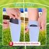 Fidqiog 2 Pairs Soccer Shin Guards Calf Sleeves, Elastic Breathable