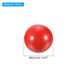PATIKIL 2-1/16 Inch Snooker Replacement Red Ball, Resin Billiard Pool Cue Ball for Snooker Pool Table