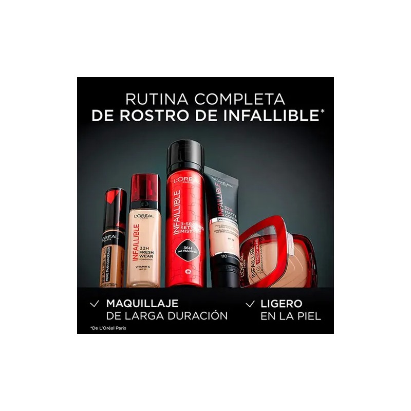 L'Oréal Paris Infallible 24h Fresh Wear, Base de Maquillaje en