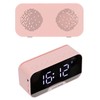 D‑88 Multifunctional Bluetooth Clock Speaker Portable Dual Alarm Clock Function