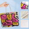 Graffiti Style Digital Print Tote Bag – Spacious Zippered Bag