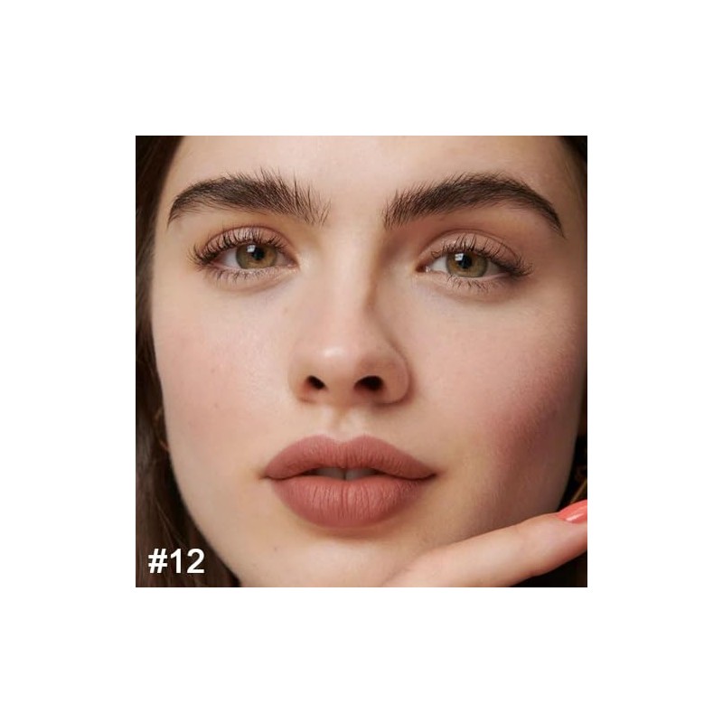 Lápiz Labial 2 En 1 Resistente Al Agua, Delineador De