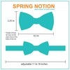 Spring Notion Men's Plaid Woven Bow Tie Blue