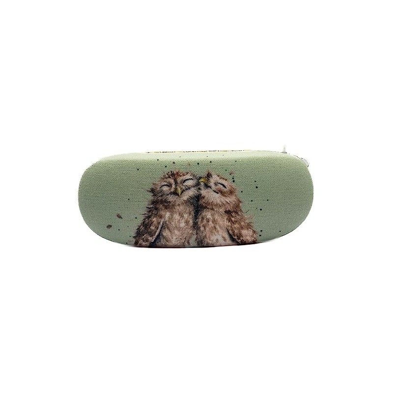 Wrendale Designs Glasses Case with Owls, Multi-Colour, One Size, multicoloured