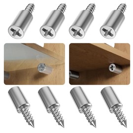 Shelf Support Shelf Brackets, Pack of 20 Shelf Floor Holders, Shelf Pins with Rubber Protection, High Load Capacity, Shelf Holder for Furniture Cabinets, Wardrobes, Bookshelves, Wine Cooler