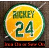 Rickey Henderson Patch # 14 Memorial Patch Athletics A's Sacramento