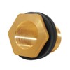 Joywayus Brass Water Container/Rain Barrel Spigot 3/4" Threaded Quarter Turn