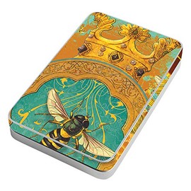 MightySkins Skin Compatible with Lifeprint 3x4.5 Hyperphoto Printer - Bee Queen | Protective, Durable, and Unique Vinyl Decal wrap Cover | Easy to Apply, Remove, and Change Styles | Made in The USA
