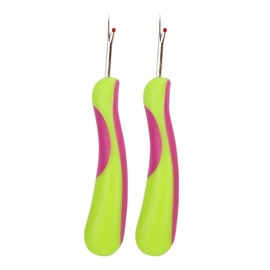 Fdit 2PCS Seam Rippers Handy Stitch Unpicker Sharp Sewing Seam Thread Remover with Ergonomic Handles for Sewing Crafting Removing Threads