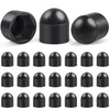 Jeboler Plastic Caps Screw Caps M6, Pack of 25 Black