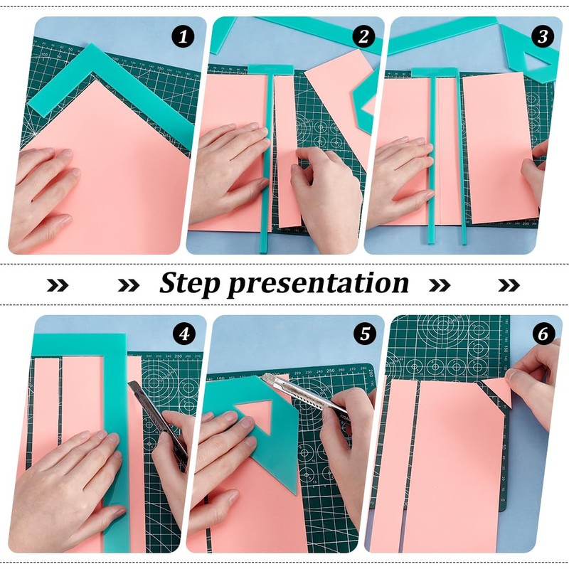 BENECREAT 17pcs Acrylic Book Tools Binding Spacer Tool Binding Hand