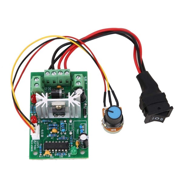 Fafeicy PWM Speed Controller Adjustable Speed Regulator 5-30V DC 6A/150W