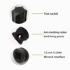 JEUCLEL T70 Torx Star 6 Point Impact Bit Socket, T70