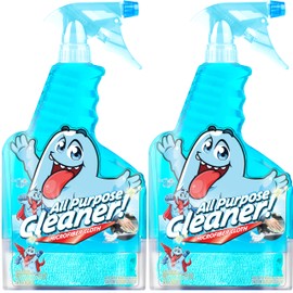 Gunk Getter - Spray Bottle With Microfiber Cap - All Purpose Cleaner 16oz - FRESH (2 Pack)