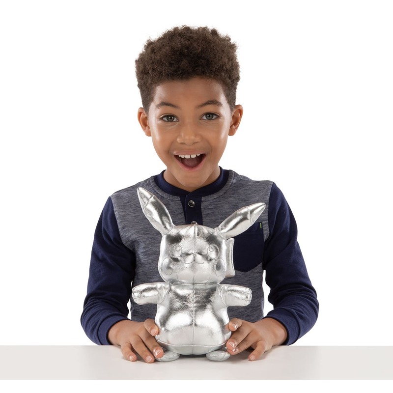 POKÉMON 25TH CELEBRATION 8INCH PLUSH - SILVER PIKACHU