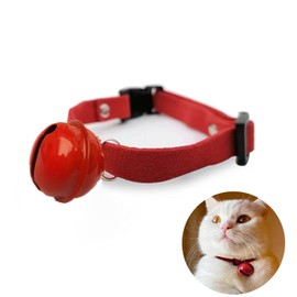 Cat Collar, Cat Collar, Includes Pet Collar, Kitten Collar, Includes Bell, Safety Collar, Comfortable and Soft with Bell, Lightweight, Simple, Cute, Clean, Adjustable Size, Stylish, Suitable for Cats