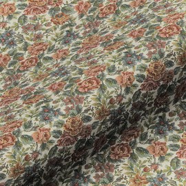 Furniture Fabric Marc 532 - Tapestry Floral Pattern Sold by the Metre Flowers Upholstery Fabric Jacquard for Sewing