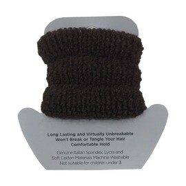 Di Prima Cotton Elastic Hair Styling Accessory, Brown, Small