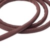 Craftdady 5mm Braided Elastic Cord for Headband Sewing Coconut Brown
