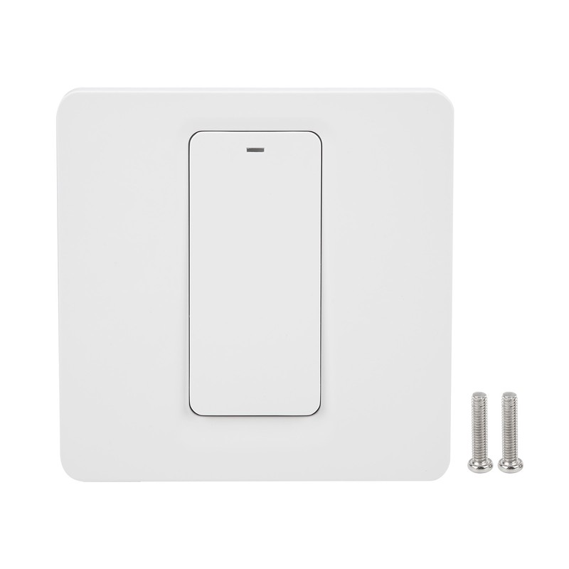 Wall Push Button Smart Light Switch Zero Fire 1 Gang