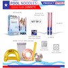 POZA 2 Pack Jumbo Texas Flag Inflatable Pool Noodle Floats
