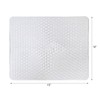 Clear Water-shaped Sink Protector Mat PVC Plastic Eco-friendly Kitchen Adjustable