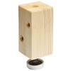 Leveler Block (Pair) - Pre-drilled Furniture Levelers for Cabinets, Bookcases