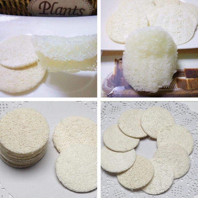 24PCS Makeup Removal Face Pads for Face Exfoliating Loofah Pads