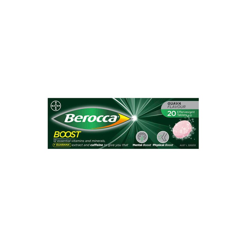 Berocca Boost Effervescent Tablets 20 Pack