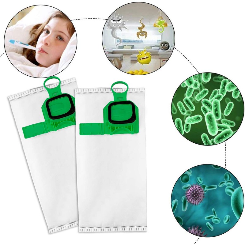 Awinker Pack of 12 replacement bags for Vorwerk Kobold VK