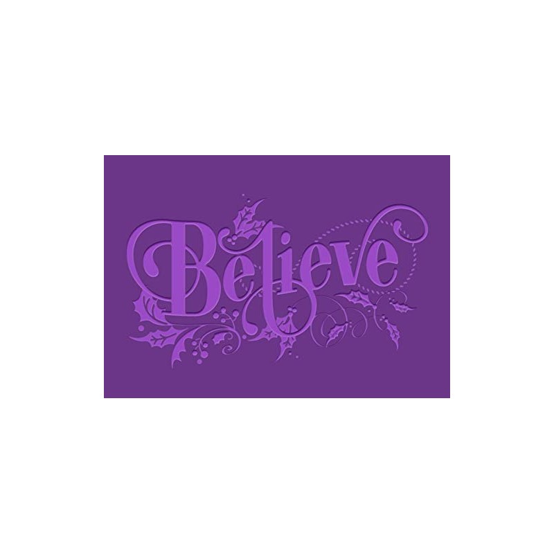 Gemini Believe 3D Embossing Folder, 5 x 7-Inch