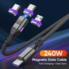 i! - 1,8m 240W Nylon Magnet USB C Schnellladekabel Datenkabel
