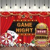 7x5ft Game Night Backdrop Jackpot Gamble Gaming for Boys Birthday