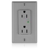 Leviton 15-Amp, 125-Volt, Decora Plus Duplex Receptacle, Straight Blade, Industrial