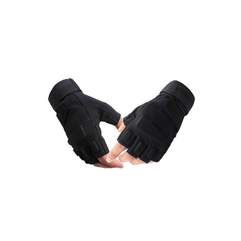 BLACKHAWK Half Finger Tactical Gloves S.O.L.A.G Type Repreica Black (XL)