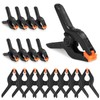 OSDUE 12 Pcs Nylon Spring Clamp,3 Inches Extra Strength Heavy