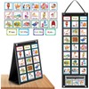 ANSTROUT Large Black Visual Schedule Chart for Kids Chore with