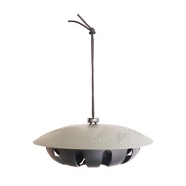 Rosewood Recycled Wild Bird Fat Ball Feeder – Hanging or Pole Mounted Feeder for Small Garden Birds – Eco-Friendly, Easy to Clean & Fill – Durable Plastic Bird Feeder for Year-Round Use (1pc)