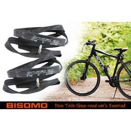 Schwalbe Bicycle Inner Tube 26 x 1.50 - 1.75 Inch ETRTO 32/47-559-597 French Presta Valve Presta SV 40 mm Pack of 2