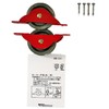 和気産業(Waki Sangyo) WAKI ローラー戸車 丸 赤枠 40mm SH-425